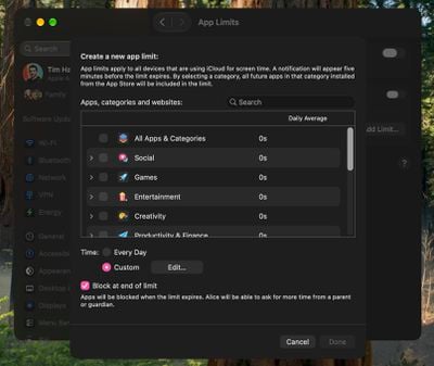 screen time app limits