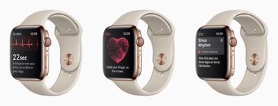 Apple Unveils Apple Watch Series 4 With 30 Percent Larger Display Thinner Body Ecg Reader Fall Detection And More Macrumors