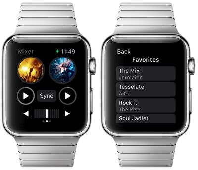 Djay for Apple Watch Lets You Mix Tracks on Your Wrist, Djay Pro for ...