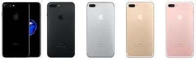 iphone 7 plus colors