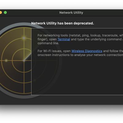 network utility macos big sur