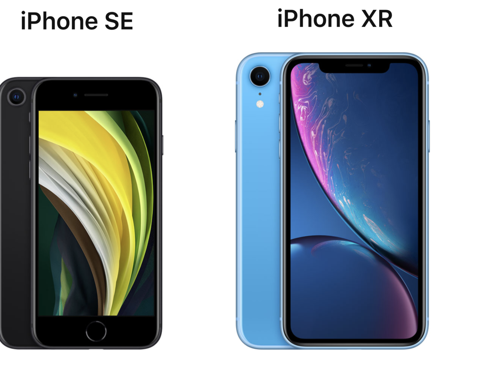 Cuál es la diferencia entre el iPhone SE (2020) y el iPhone XR