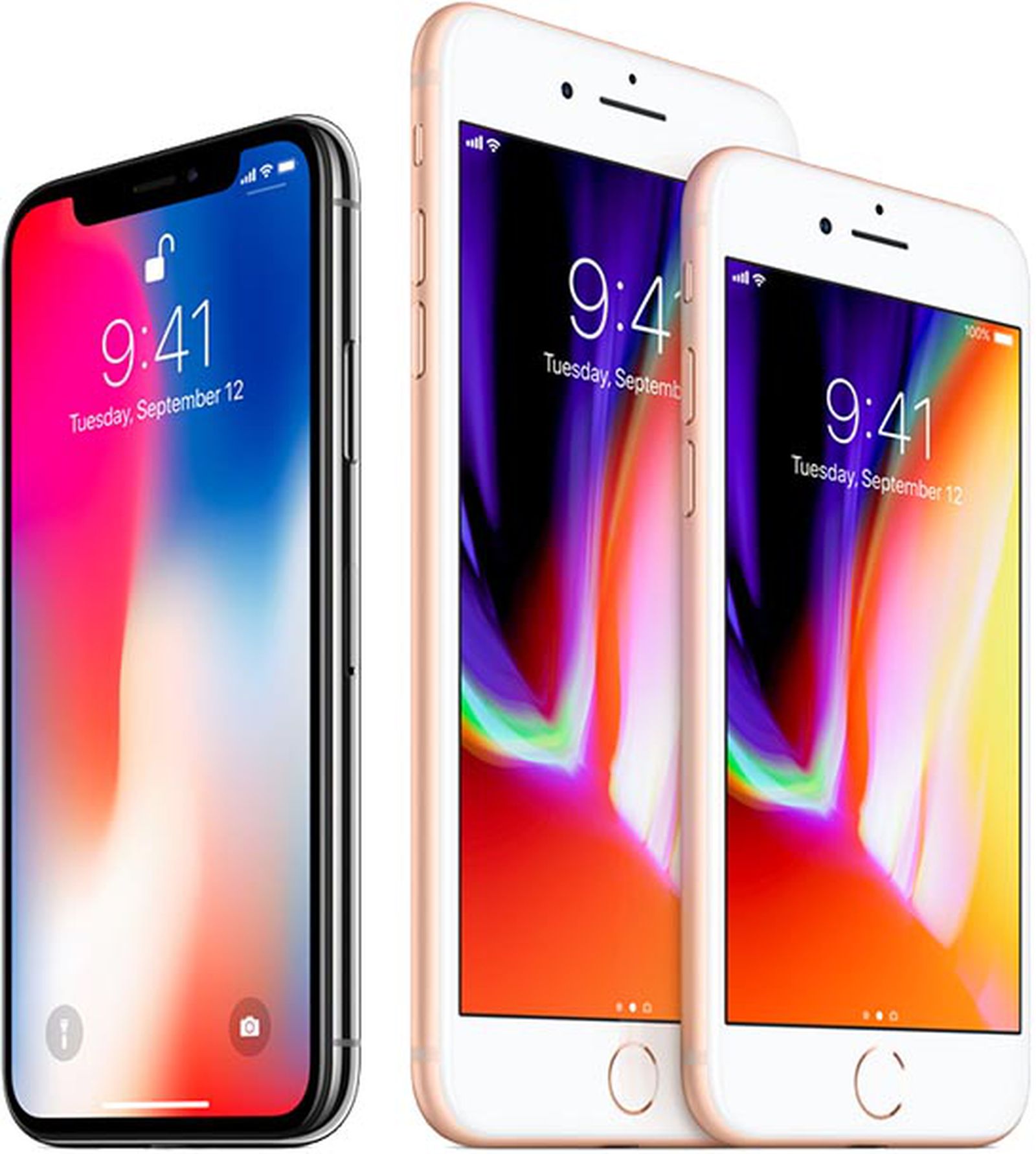 Iphone X Vs Iphone 8 And 8 Plus Display Sizes Cameras Battery Life Face Id Vs Touch Id Macrumors