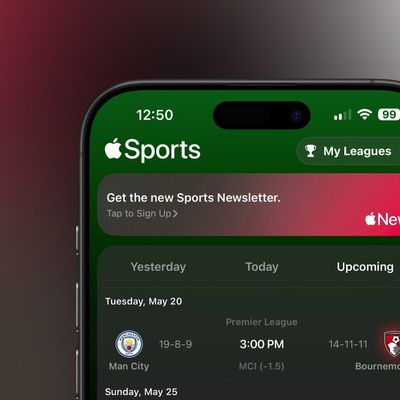 apple sports newsletter signup
