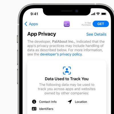 app store privacy labels iphone 12