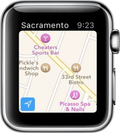 Apple Watch Apple Maps 2