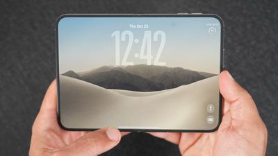 iphone duo unfolded lock screen