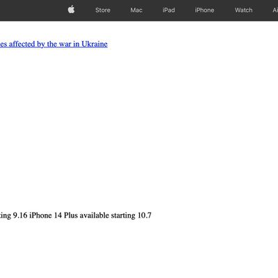 Apple Website Down
