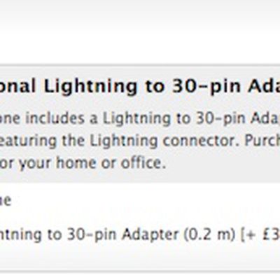 lightning 30 pin included