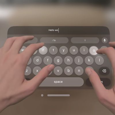 visionOS Virtual Keyboard