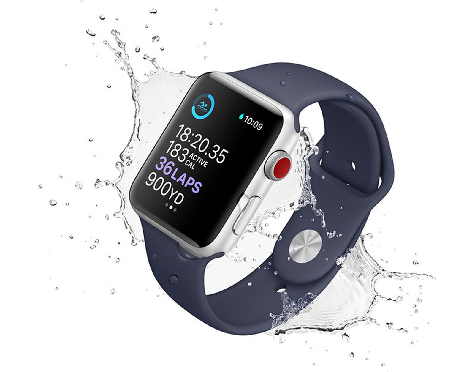 apple watch 3 water rating