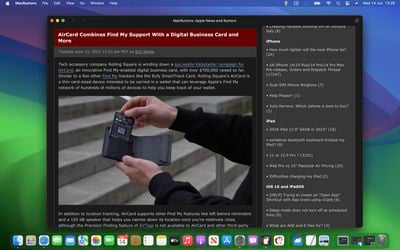 web app MacRumors macos