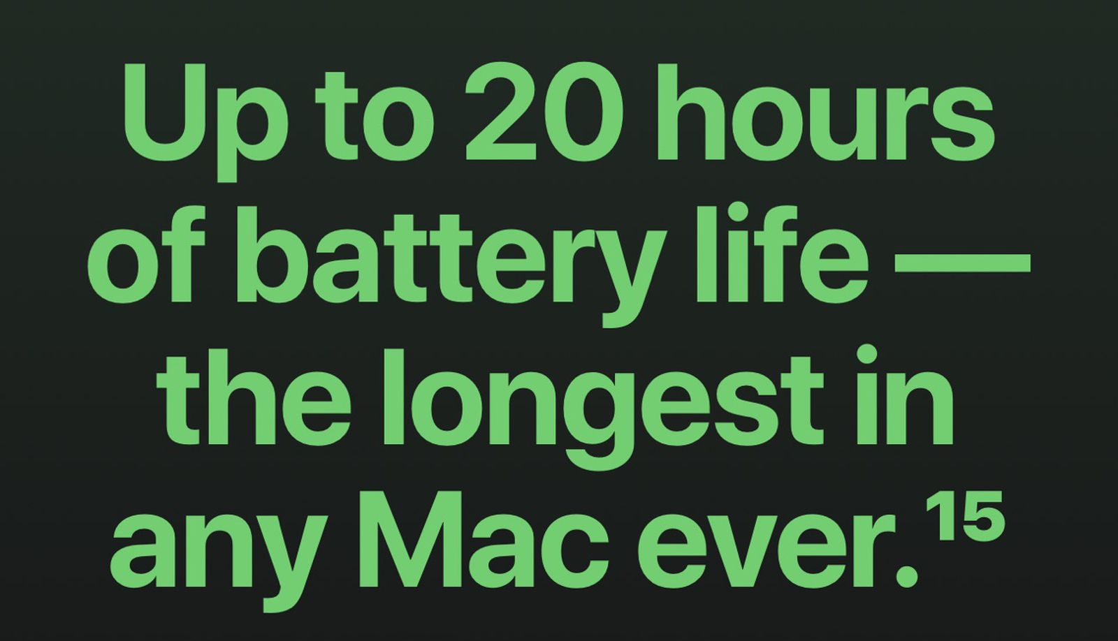 macbook air 13 inch battery life