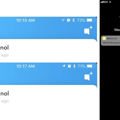 ios 11 snapchat recording
