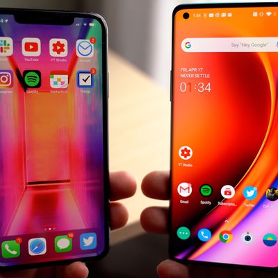 oneplus 8 pro iphone front