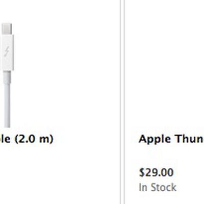 apple thunderbolt cables