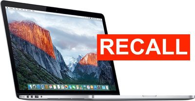 macbook pro recall