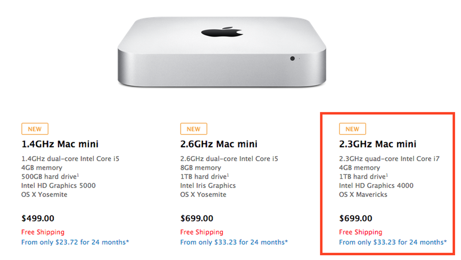 Mac mini (Late 2012) i7 2.6GHz 8GB - Macデスクトップ