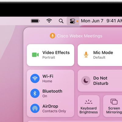 macos monterey microphone indicator