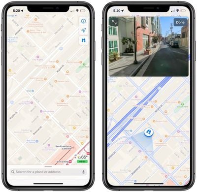 look around in maps in iOS 13