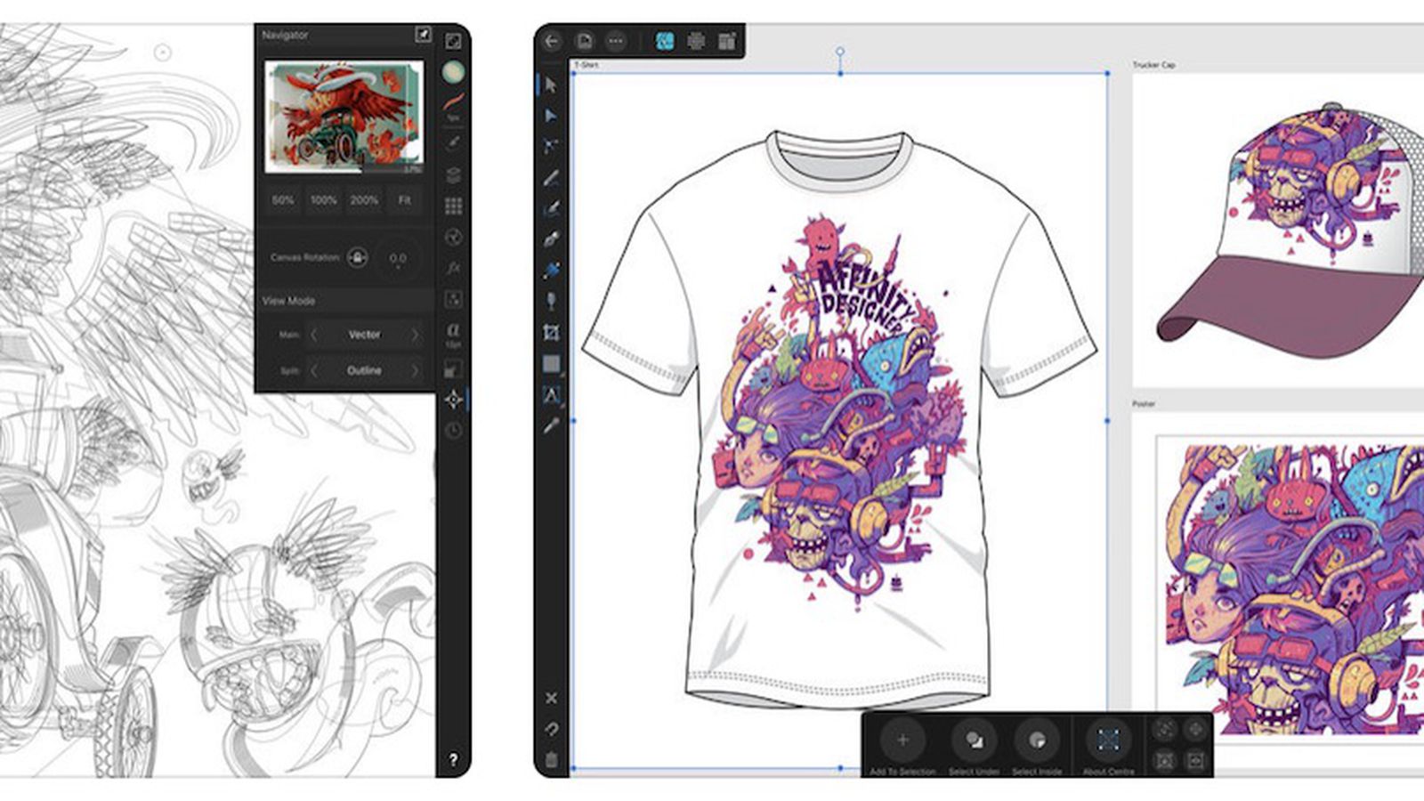Graphic Design App Affinity Designer Launches For Ipad With Apple Pencil Support Macrumors