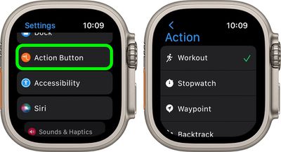 action button apple watch ultra settings - Apple Watch Ultra: چگونه دکمه Action را سفارشی کنیم