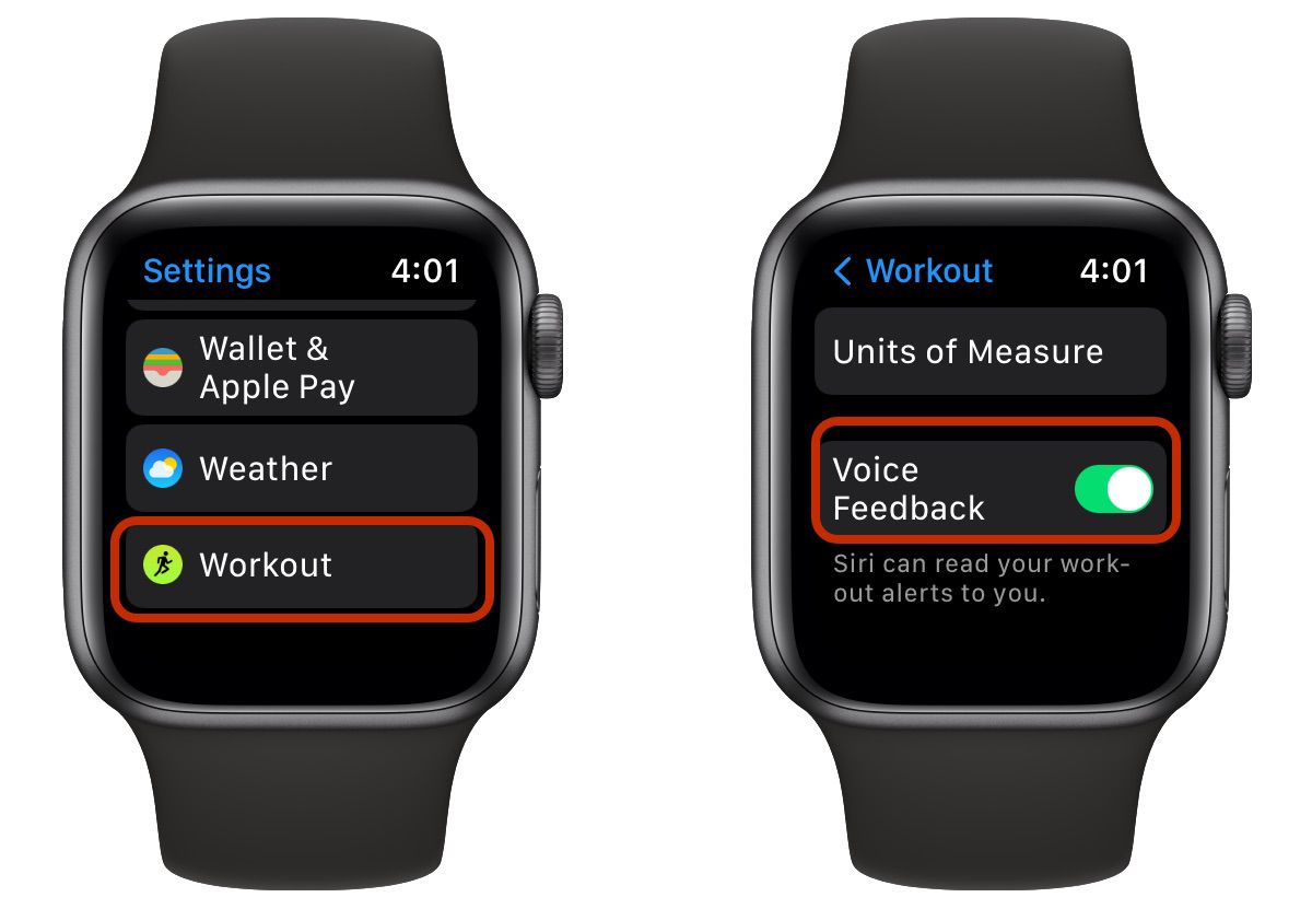 How to Get Audible Alerts From Apple Watch About Your Workout Progress