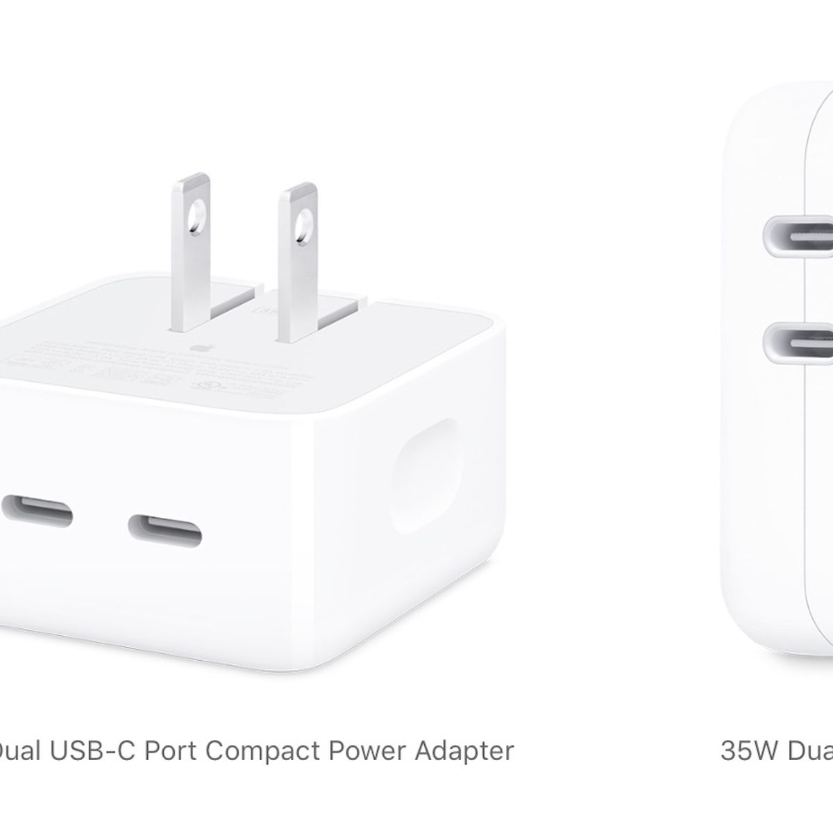 Apple Shares Charging Details for New Dual USB-C Power Adapters - MacRumors