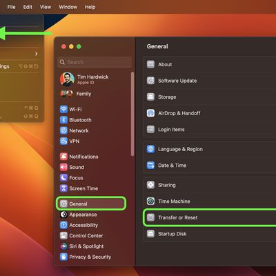 erase content settings mac