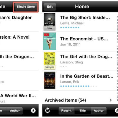 kindle app store removed