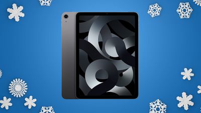snowflakes on iPad Air