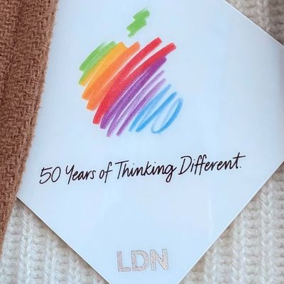 Apple 50 Years Badge London