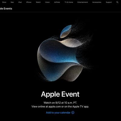 apple events webpage sept 2023