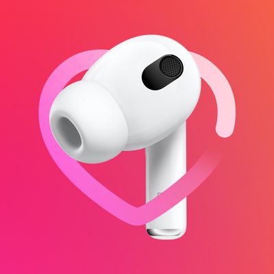 AirPods 3 Heart Health Sensor Feature red orange
