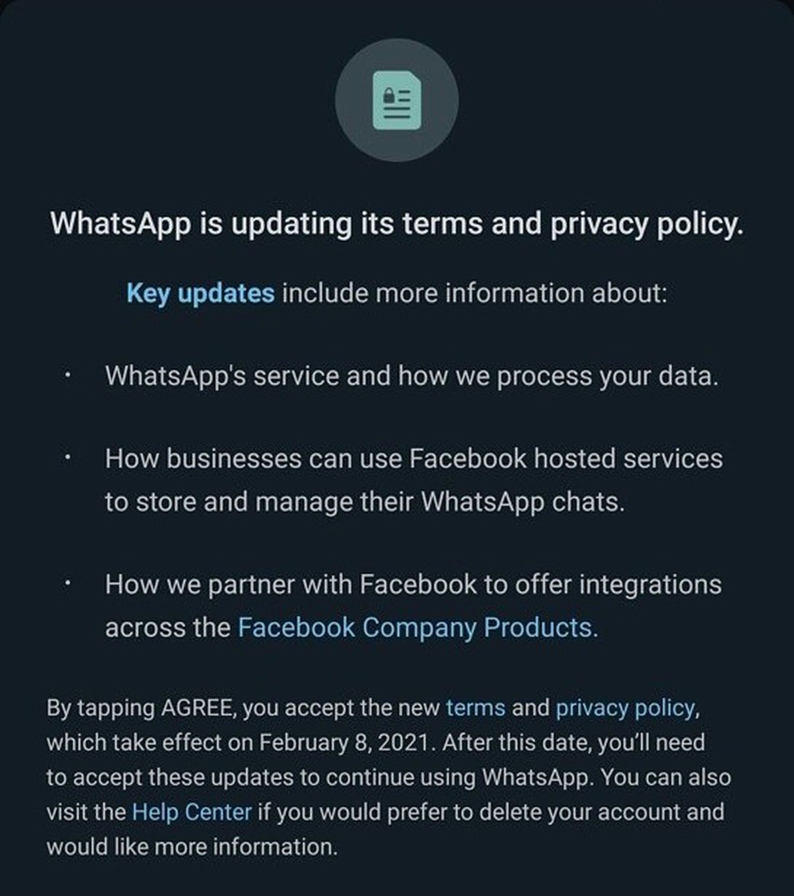 photo of WhatsApp Delays Privacy Policy Update That Led to Confusion Over Facebook Data Sharing image