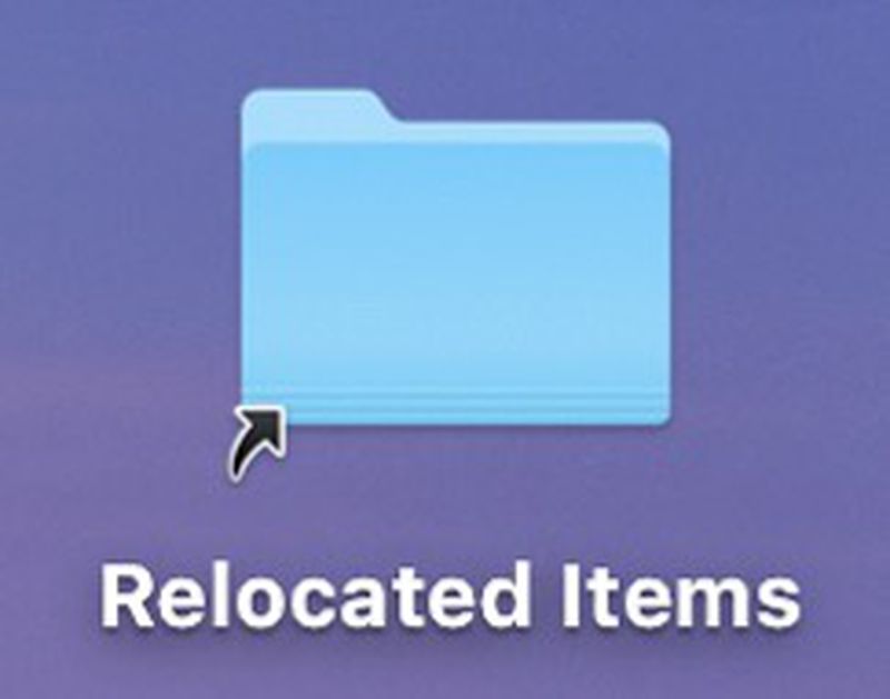 Relocated Items In Macos Catalina Explained Macrumors