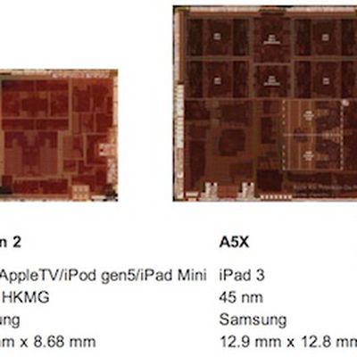 chipworks a5 a5x a6