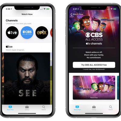 apple tv channels cbs