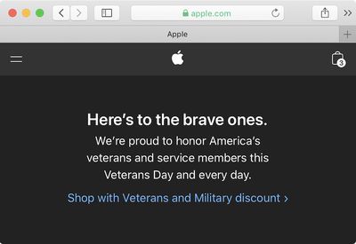 apple veterans day 2019