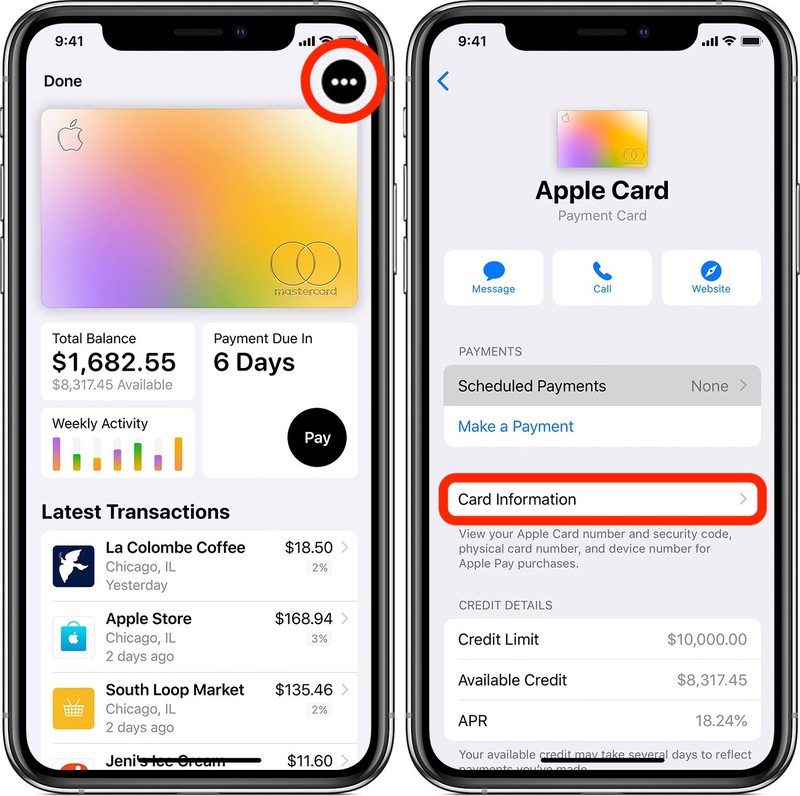 How to Find Your Apple Card Number, Expiration Date, and CVV - MacRumors