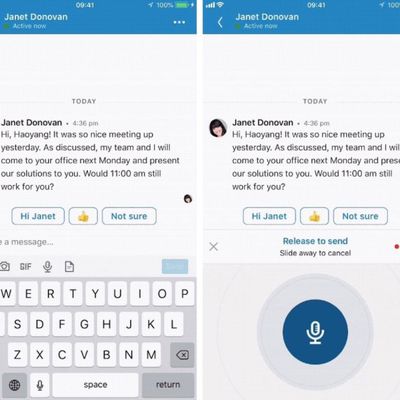 linkedin voice messaging 2