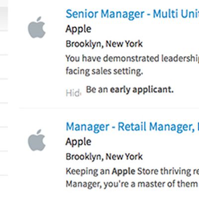 Apple retail listings Brooklyn