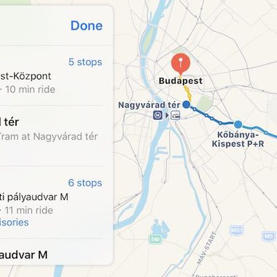 budapest apple maps transit 1