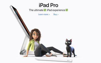 Apple TV+ Animated Film 'Luck' Now Streaming, Takes Over Apple's Homepage