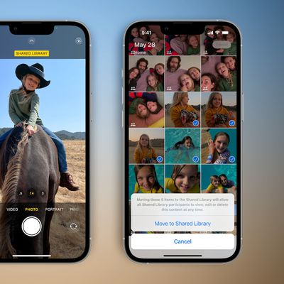ios 16 icloud shared photo library feature
