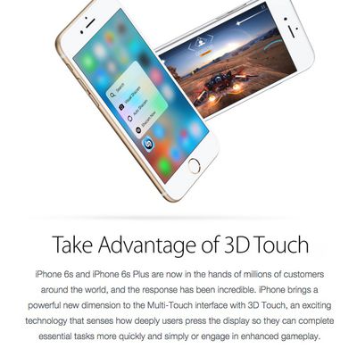 3D Touch Apple email