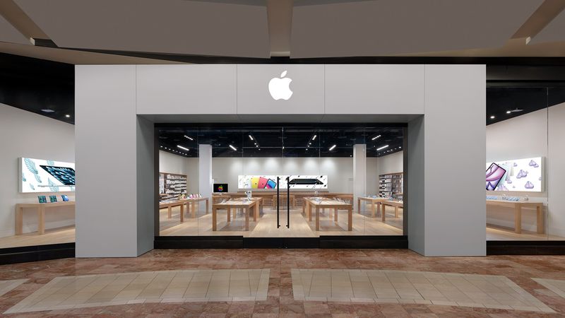 Apple Store Temporarily Relocates at California's Largest Shopping Mall ...