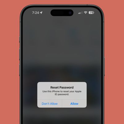 reset password request iphone