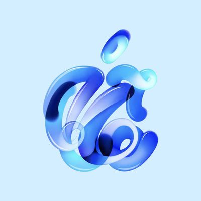 Apple Logo Blue