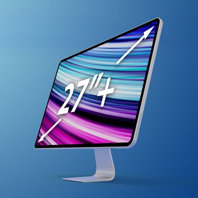2020 iMac Mockup Feature 27 inch text 1